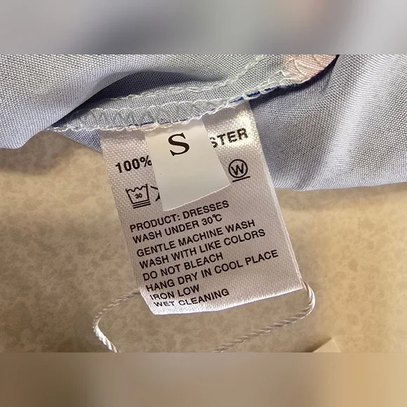 Women's Small Beach Spaghetti Straps Sundress Blue Pink Floral Summer Dress NWT - Picture 11 of 16